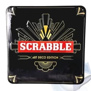 Scrabble Art Deco Tin