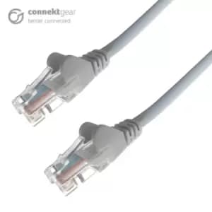 Connekt Gear 25m RJ45 CAT5e UTP Stranded Flush Moulded Network Cable - 24AWG - Grey