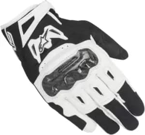Alpinestars SMX-2 Air Carbon V2 Gloves, black-white, Size L, black-white, Size L