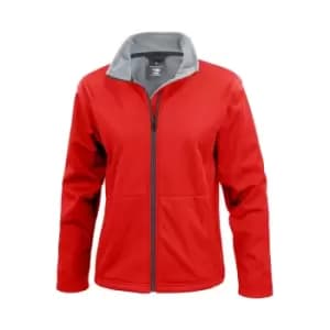 Result Core Ladies Soft Shell Jacket (2XL) (Red)