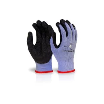 M/P BLACK LATEX P/C GLOVE XXL - Black - Click