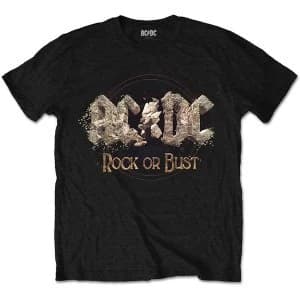 AC/DC - Rock or Bust Unisex Small T-Shirt - Black