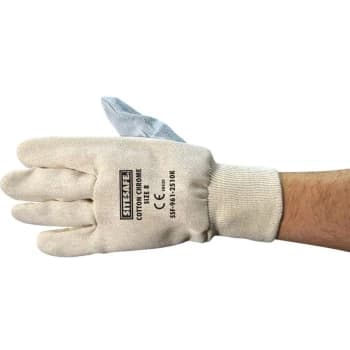 Contractor Cotton Chrome Rigger Gloves - Size 8 - Sitesafe