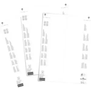 Durable Insert Sheets for Ticket Holder 297 x 74mm