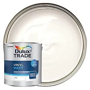 Dulux Trade Vinyl Matt Emulsion Paint - White 2.5L