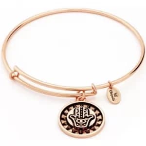 Ladies Chrysalis Rose Gold Plated Protection Talisman Hasma Hand Expandable Bangle