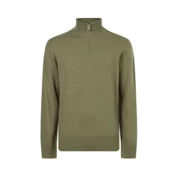 AllSaints Kilburn Zip Top - Green