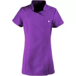 Premier Ladies/Womens *Blossom* Tunic / Health Beauty & Spa / Workwear (Pack of 2) (8) (Purple) - Purple