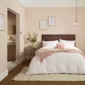 Katie Piper Confidence Seersucker Stripe Cotton Cover Set - White