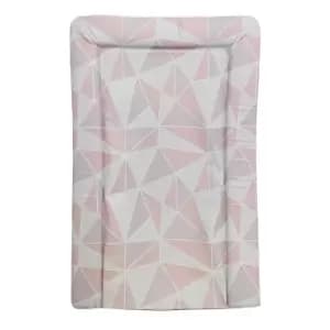 My Babiie Changing Mat - Pink Geometric