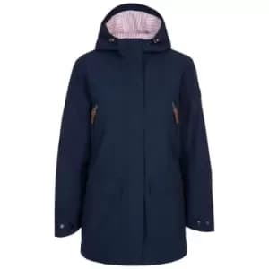 Trespass Womens/Ladies Brampton Waterproof Jacket (L) (Navy)