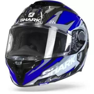 Shark Spartan Gt Carbon Urikan Carbon Blue White DBW 2XL