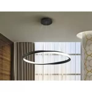 Schuller Lighting - Schuller Altair Integrated LED Pendant Ceiling Light Matt Black 4000K