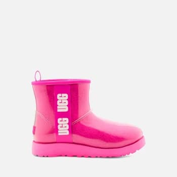 UGG Kids Classic Clear Mini Waterproof Boots II - Taffy Pink - UK 13 Kids