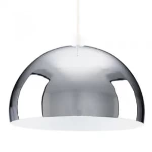 Curva Pendant Shade in Chrome