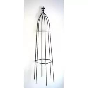 PoppyForge Poppy Forge Gothic Obelisk - Black - 6ft, Steel