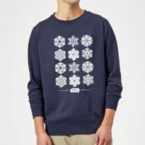 Star Wars Snowflake Christmas Sweatshirt - Navy - 3XL