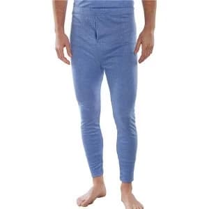 Click Workwear Thermal Long John Trousers Large Blue Ref THLJL Up to 3