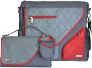JJ Cole Metra Changing Bag Crimson Arbor.