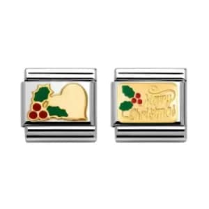 Nomination Classic Merry Christmas Heart Charm Set