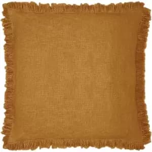 Korin Fringed Cushion Ginger