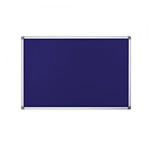 Bi-Office Maya Fire Retardant Blue Felt Board 900 x 600 mm