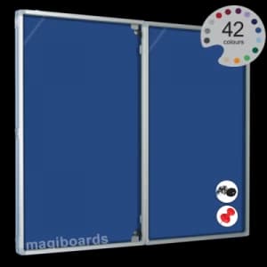 Magiboards Felt Nticbrd Lockable door Portrait 600x900mm