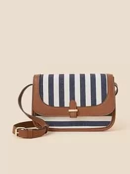 Accessorize Stripe Cross-Body Bag