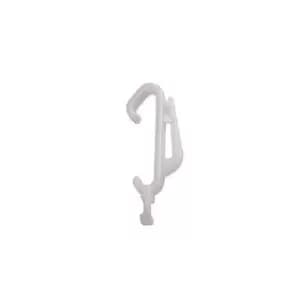 Pack of 10 Plastic Sliding Curtain Track Hook Gliders