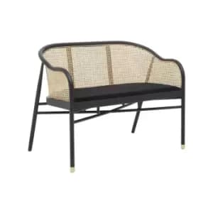 Corso Cane Rattan Back Bench