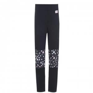 USA Pro Little Mix Panel Tights Junior Girls - Black/Geo (JT)