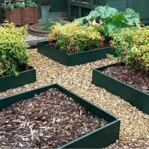 Garden Skill Gardenskill Build-a-bed Raised Vegetable Grow Bed And Planter 1 X 1 X 0.25M