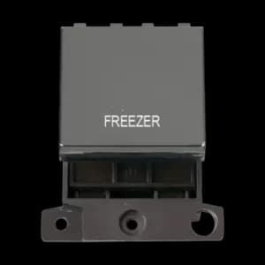 Click Scolmore MiniGrid 20A Double-Pole Ingot Freezer Switch Black Nickel - MD022BN-FZ