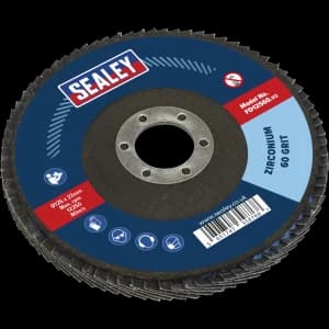 Sealey Zirconium Abrasive Flap Disc 125mm 60g