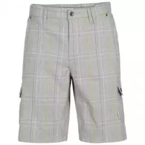 Trespass Mens Earwig Cargo Shorts (S) (Oatmeal Check)