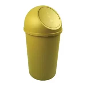 Poubelle H615xD.312mm 25 l jaune HELIT
