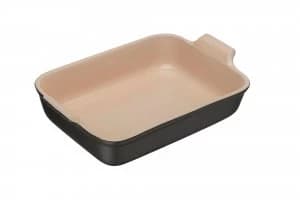 Le Creuset heritage rectangular dish 32cm satin Black