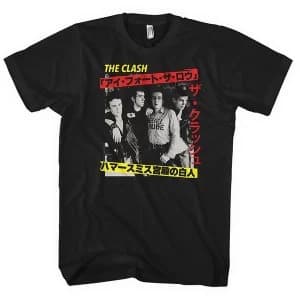 The Clash - Kanji Mens Large T-Shirt - Black