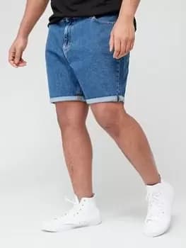 Calvin Klein Jeans Calvin Klein Big & Tall Regular Denim Short, Dark Wash, Size 40, Men