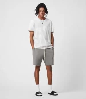 AllSaints Mens Helix Sweat Shorts, Sacremento Green, Size: S