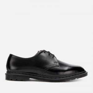 Dr. Martens Mens Archie II Polished Smooth Leather Derby Shoes - Black - UK 11 - Black