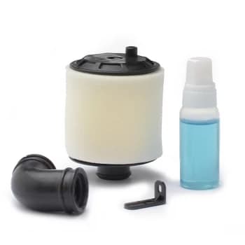 Fastrax 1/8Th Air Filter W/Oil Re-Buildable - Black