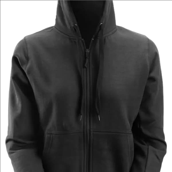 Snickers Womens Zip Hoodie - Black - L