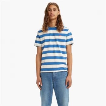 Levis Flow Stripe T Shirt - Star Sapphire