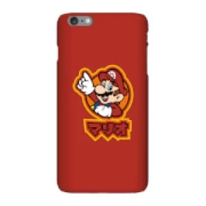 Nintendo Super Mario Mario Kanji Phone Case - iPhone 6 Plus - Snap Case - Gloss
