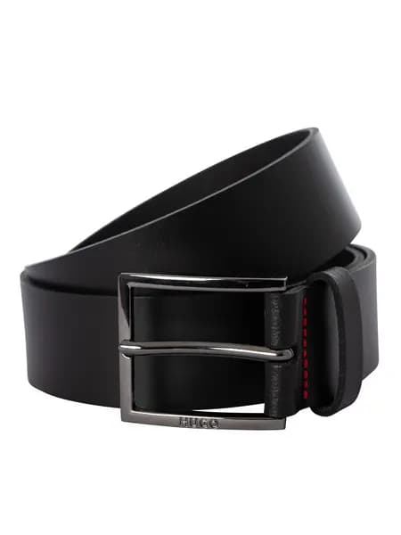 HUGO Geek Leather Belt Black M