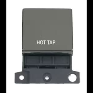 Click Scolmore MiniGrid 20A Double-Pole Ingot Hot Tap Switch Black Nickel - MD022BN-HT