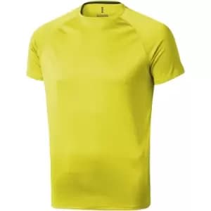 Elevate Mens Niagara Short Sleeve T-Shirt (L) (Neon Yellow)