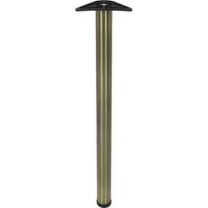 Rothley Worktop Leg 60mm x 870mm Antique in Brass Steel