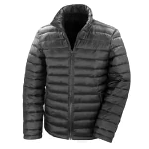 Result Mens Ice Bird Padded Winter Jacket (Water Repellent & Windproof) (L) (Black)